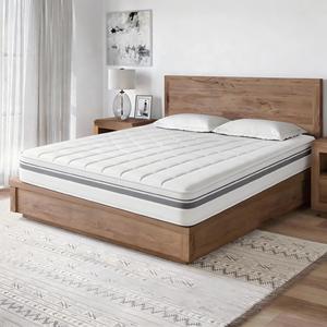 Colchón Híbrido de Diseño Moderno, Tamaño King, Plegable y Comprimido, con Espuma Viscoelástica, Látex y Resortes Ensacados, para Adultos, Ideal para el Dormitorio - Product Image 1