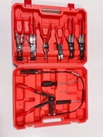 Lot de 9 pinces à collier de serrage en acier au carbone pour radiateur et service de refroidissement – Kit d'outils de réparation moteur en gros