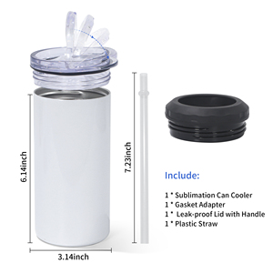 Gobelet isotherme 4-en-1 en acier inoxydable de 16 oz avec double couvercle et paille pour la rentrée scolaire - Product Image 4