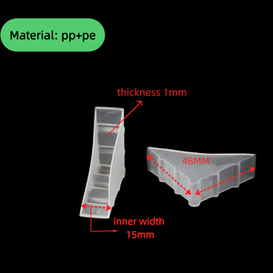 Protections d'angle transparentes en PP, protège-bords, couvre-portes pour l'expédition, résistantes à l'eau, amortissantes, robustes et durables, économie <span class=keywords><strong>de</strong></span> coûts - Product Image 2