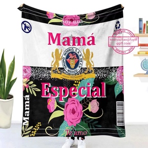 El más nuevo diseño personalizado Querida mamá manta mamá <span class=keywords><strong>chingona</strong></span> manta para regalo - Product Image 4
