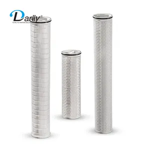 Zhejiang Mill High Filtration Area High Flow Water Filter Cartridges 40 Inch 5 Micron Water Filters Fuel Filter For Refinery