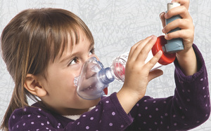 MDI Spacer Metered Dosis Inhalator Lungen therapie des Atem-Asthma-Spacer-Kits für die Beatmung therapie - Product Image 2
