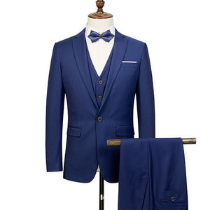 Nuovo due pezzi Business Professional comfort miglior uomo sposo abito Homme autunno e inverno giacca Casual da lavoro uniforme di tendenza - Product Image 1