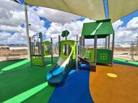 Équipement extérieur de haute qualité de terrain de jeu d'amusement de glissière d'enfants