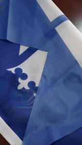 משולש מותאם אישית דגלים בונטינג עמיד עמיד למים פוליאסטר פרימיום עבור מפעל קישוטים חתונה - Product Image 5