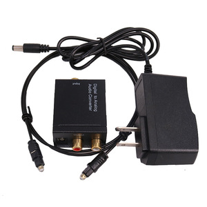 Convertidor de señal de audio de fibra óptica Divisor de audio analógico <span class=keywords><strong>digital</strong></span> Entradas coaxiales Salida RCA para convertidor extractor HDMI SPDIF - Product Image 4