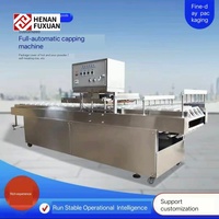 Machine de remplissage et de scellage entièrement automatique pour boissons, destinée aux cartons avec emballage en bois