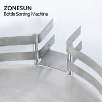 ZONESUN Automatische Runddrehende Kunststoff-Glasflaschen-Sammelmaschine Lebensmittelverpackungs-Sortier-Drehtischmaschine zum Entwirren
