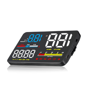 Compteur de vitesse automatique OBD2 D5000, 5 pouces, affichage numérique, vitesse RPM, consommation de carburant, temps de conduite avec alarme, pare-brise projecteur - Product Image 4