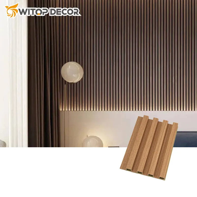 Good Suppliers Waterproof Wpc Wall Panel Decoration Natural Wood Looking And Feeling From China