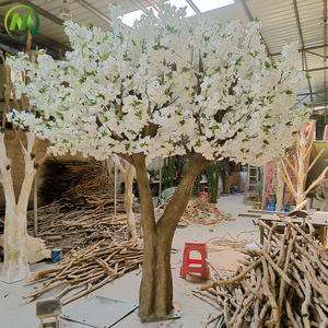 Lụa hoa cây Trắng Nhân Tạo hoa anh đào cây cho đám cưới sợi thủy tinh thân cây anh đào nhân tạo cây cho trang trí sân vườn - Product Image 5