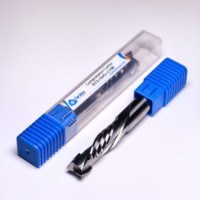 Fresas de Carburo de Tungsteno de Doble Filo para CNC, Insertos para Tallado de Madera, Fresa de Compresión de Carburo de Corte Ascendente y Descendente OEM/ODM