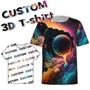 Camiseta Eclipse 2024 al por Mayor para Hombre, Personalizada con Logotipo 3D, Impresión a Todo Color, Talla Grande, Tejido Transpirable, Estilo Casual Urbano, 100% - Product Image 6