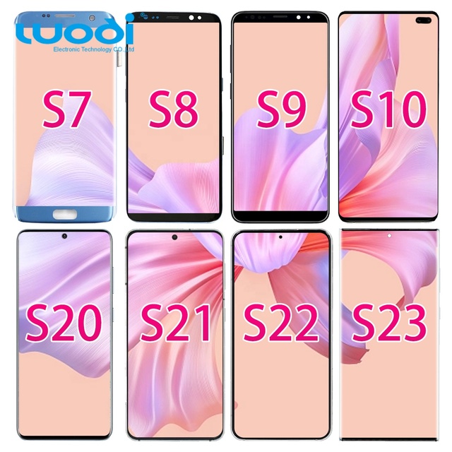 Factory OEM Mobile Phone Lcd Pantalla Touch Screen Replacement for samsung S8 S9 S10 S21 S23 Plus Lcds