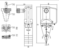 Vente directe usine BFS-14 Écarteur de bride hydraulique intégré de 14 tonnes pour l'entretien des pipelines Haute Qualité