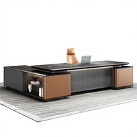 Ufficio esecutivo Set di mobili commerciali fabbrica Custom capo scrivania tavolo ufficio ufficio sedia di lusso