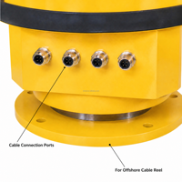 Brosses longue durée de vie, supports de brosses modulaires pour bâtiments industriels, capacité de charge élevée 300A, pour grue offshore