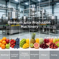 Volledig automatische fruitverwerkingsinstallatie van roestvrij staal voor de productie van mango-, sinaasappel- en appelsap voor drankenfabrieken
