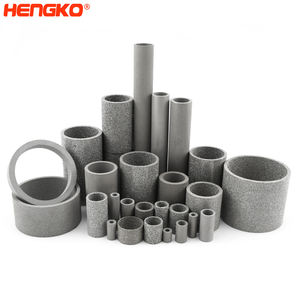 HENGKO 1 Micron 10 Inch Filter 316L RVS Gesinterd Poreus Metaalfilter Gesinterd Inox Filter - Product Image 3