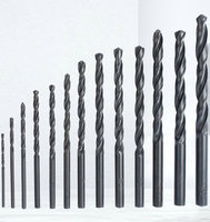 Foret hélicoïdal à queue droite en acier HSS 4341 nitrué noir pour l'acier inoxydable