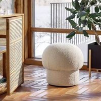 Pouf sphérique moderne en tissu éponge doux et coloré SPARKLE – Tabouret de repos, tabouret à chaussures, tabouret de loisirs réglable pour chambre et hôtel – Vente en gros