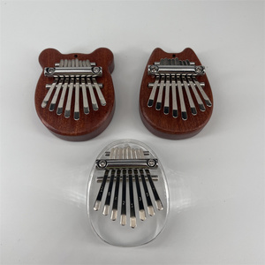 Petits instruments de musique pour enfants porte-clés <span class=keywords><strong>Kalimba</strong></span> acrylique 8 clés clair Mini <span class=keywords><strong>Kalimba</strong></span> - Product Image 5