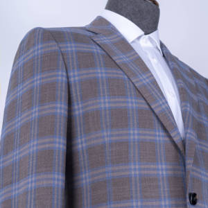 Mantel Hose Offizielle Herren Slim Fits Anzüge Plaid Jacke Casual Designer Hochzeits anzüge für Herren - Product Image 6
