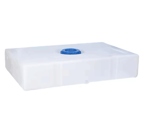 Réservoir d'eau blanc en HDPE moulé par rotation, capacité 40L, personnalisable pour les installations routières - Product Image 1