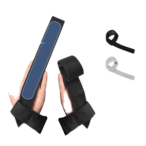 Sangles de musculation automatiques professionnelles antidérapantes auto-enroulantes en polyester pour soulevés de terre et charges lourdes - Product Image 1