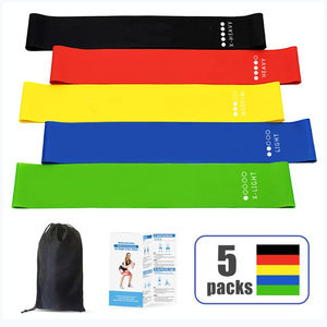 JInke Fasce di Resistenza in Silicone per Glutei, Esercizio e Yoga, con Logo Personalizzato - Set Portatile - Product Image 5