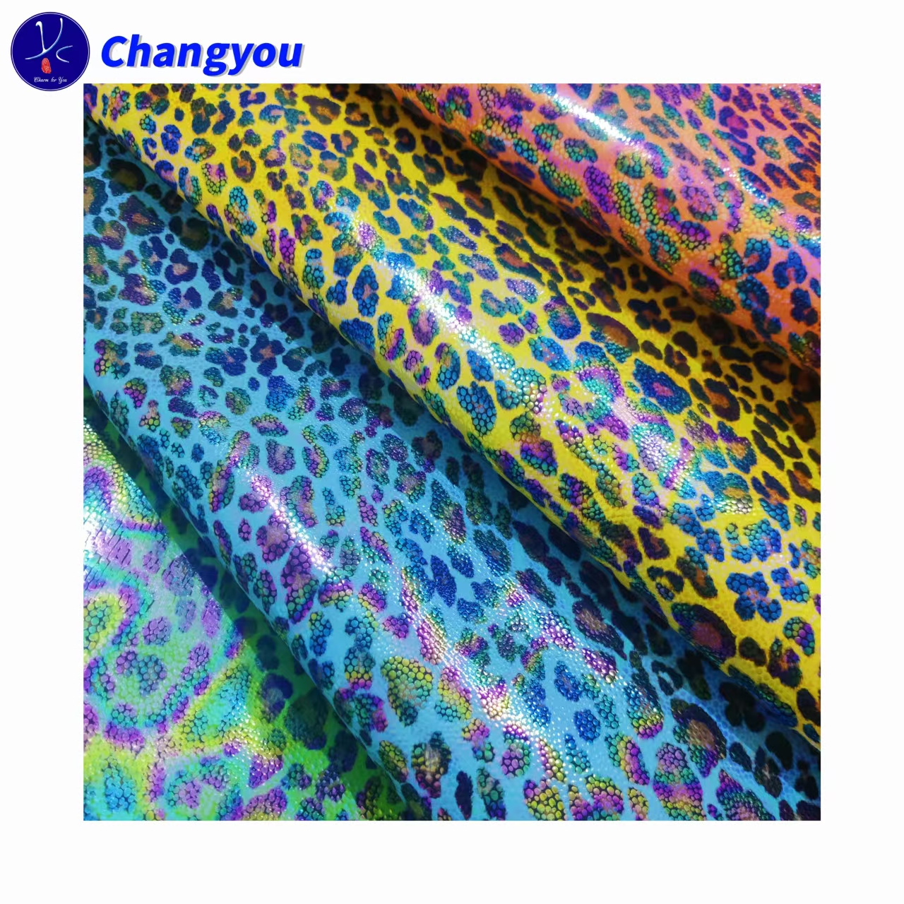 A-3116 Phantom Glossy Leopard Leather PU Synthetic Eco-friendly Multipurpose Fabric for Shoes Car Gloves Decorative Bags Outdoor