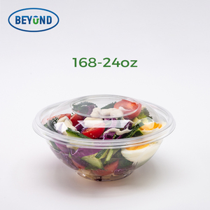 Bán buôn biểu tượng tùy chỉnh dùng một lần rõ ràng Pet nhựa Acai bát tráng miệng ly bánh salad thực phẩm lưu trữ cho đường và sữa - Product Image 4