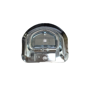 Truck Recessed Lashing Ring Flip-Up Foldable <b>Rope</b> Ring Bolt-On Plate Anchor D-Ring - Product Image 3