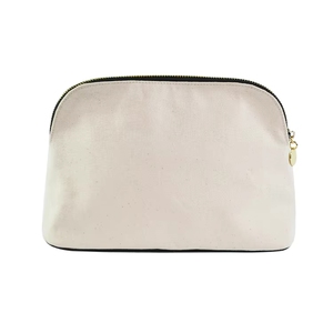 printing logo custom eco bio natural cotton canvas <b>makeup</b> cosmetic toiletry stand <b>case</b> pouch bags for packaging promotion gift - Product Image 3