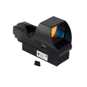 Mira Telescópica Táctica Profesional de Alta Calidad, Aleación de Aluminio, Punto Rojo, Montaje de 20 mm, 4 Retículas, Objetivo de 33 mm, Carga USB - Product Image 1