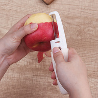 Dubbelzijdige Multifunctionele Keukenaccessoires Gadgets Manueel Groente-En Fruitschillenmes Met Beschermhoes