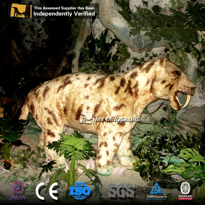 My Dino AA-C82 harimau bergigi 3d buatan animatronik Saber