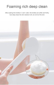 Wholesale New <b>Bath</b> <b>Brush</b> Long Handle Exfoliating Scrub Skin Massager Exfoliation Bathroom <b>Back</b> Body Shower Cleaning <b>Brushes</b> - Product Image 3