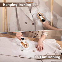 Nouveau Défroisseur Vapeur Électrique Portable Transfrontalier 1300W, Réservoir d'Eau 180ML, Anti-Brûlure à Sec, Alimentation CA, Pour Vêtements et Usage Domestique