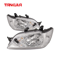 Faro Delantero para Automóvil HANDA, Luz de Circulación Diurna, Faro Delantero para Mitsubishi Lancer 2002 2003