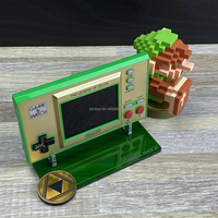 RAY YI Support d'affichage en acrylique pour Nintendo Game & Watch/Zelda Bros édition spéciale style Famicom |   Jeu vidéo rose