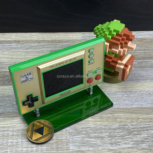 RAY YI Acrylic Display Stand for Nintendo Game <strong>Watch</strong>/Zelda Bros Famicom Style Rose Colored Gaming Special Edition - Product Image 5