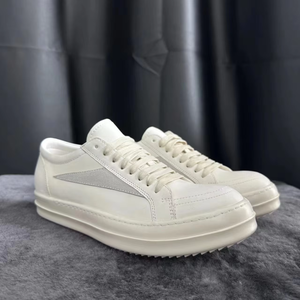 Zapatos <span class=keywords><strong>de</strong></span> Plataforma <span class=keywords><strong>de</strong></span> la <span class=keywords><strong>Marca</strong></span> <span class=keywords><strong>de</strong></span> Diseñador Owens, Zapatos <span class=keywords><strong>de</strong></span> Cuero Genuino para Hombre y Mujer, Zapatos Casuales Planos, Zapatos Blancos, Zapatos Negros - Product Image 3