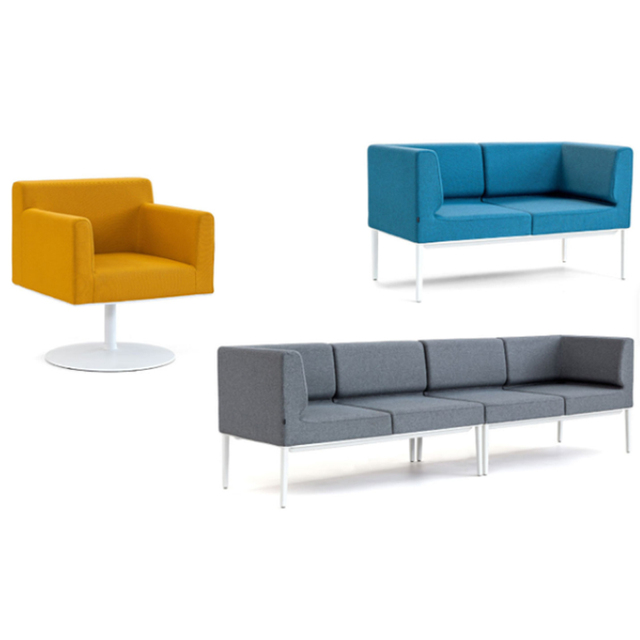 Leather Sectional Sofa Set Leisure Sofa Chair