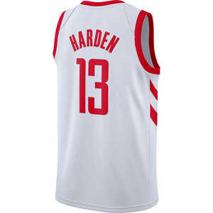 Oem Houston Nieuw Seizoen Raketten 13 James Harden Gestikt Basketbal Jersey Stof - Product Image 3