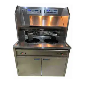 Shineho Factory Price Industrial Factory Direct Sale Customized double commercial fryer Combined Deep Fryer