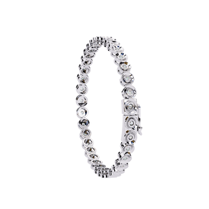 Lightweight <b>Silver</b> <b>Bracelet</b> for Women Minimal Style Shiny Look Daily Wear Jewelry Wedding Gift Choice <b>Bracelets</b> & <b>Bangles</b> - Product Image 2