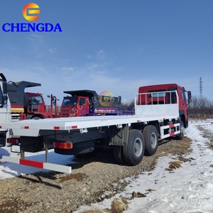 Camion à plateau robuste utilisé HOWO 380HP 6x4 10 roues LHD/RHD Euro 2 3 4 5 20 25 tonnes de seconde main camions à caisse plate à vendre - Product Image 5