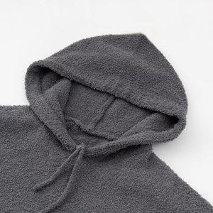 Super Warm Light Weight Grey Oversize Wearable <strong>Blanket</strong> <strong>Hoodie</strong> for <strong>Women</strong> Men Kids Gift Polyester <strong>Blanket</strong> Sweatshirt - Product Image 5